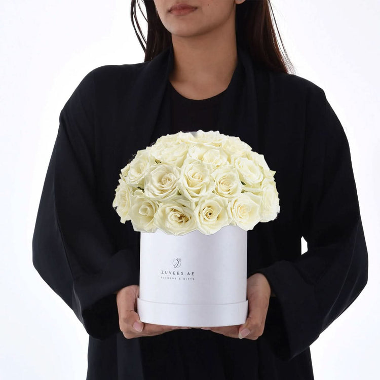 Noor Blooms In Black Bloom Box - Zuvees.ae
