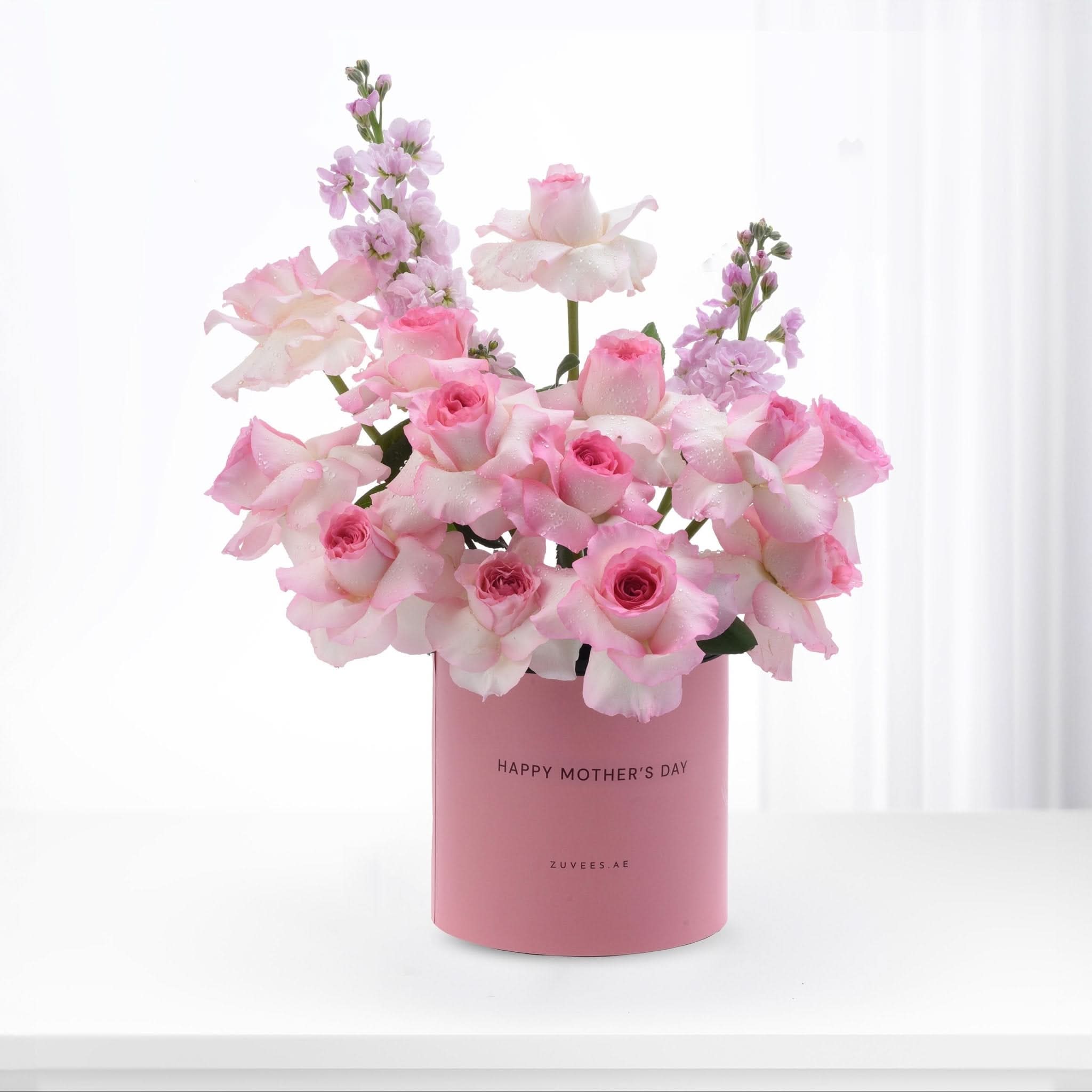 Rosy Embrace Mama Pink Bloom Box - Zuvees.ae