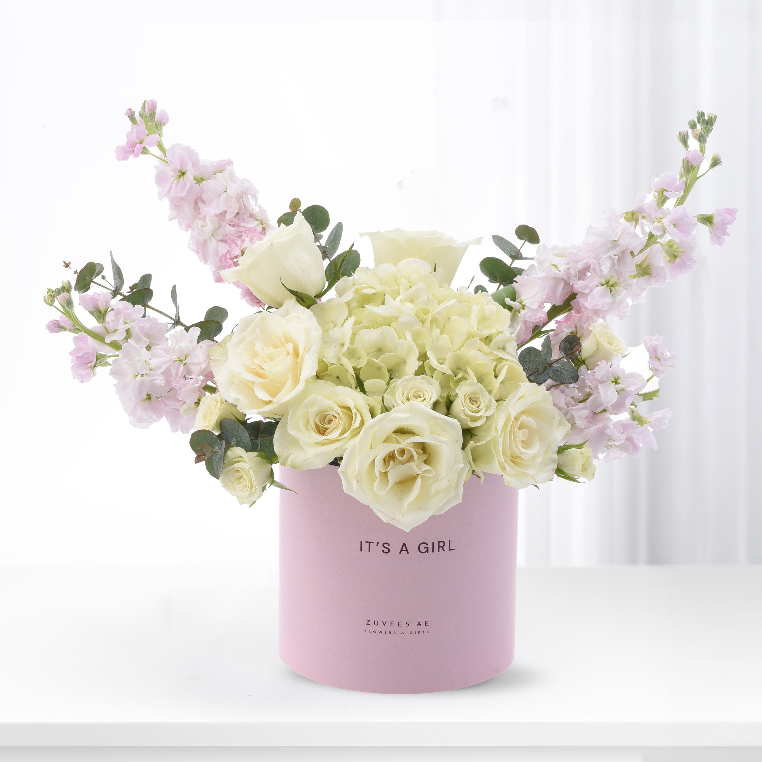Frosted Elegance Baby Girl Bloom Box
