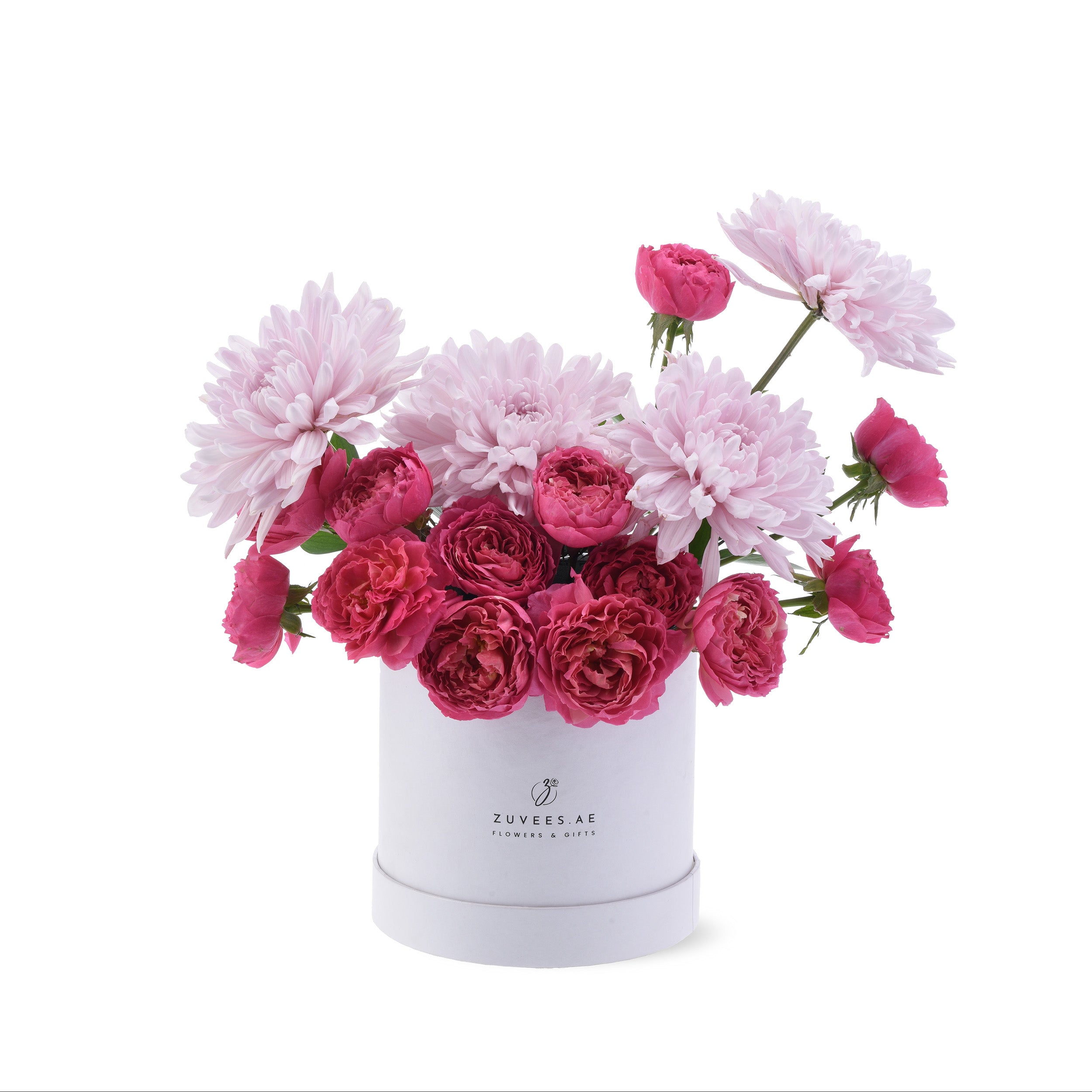 Roseberry Bliss In White Bloom Box