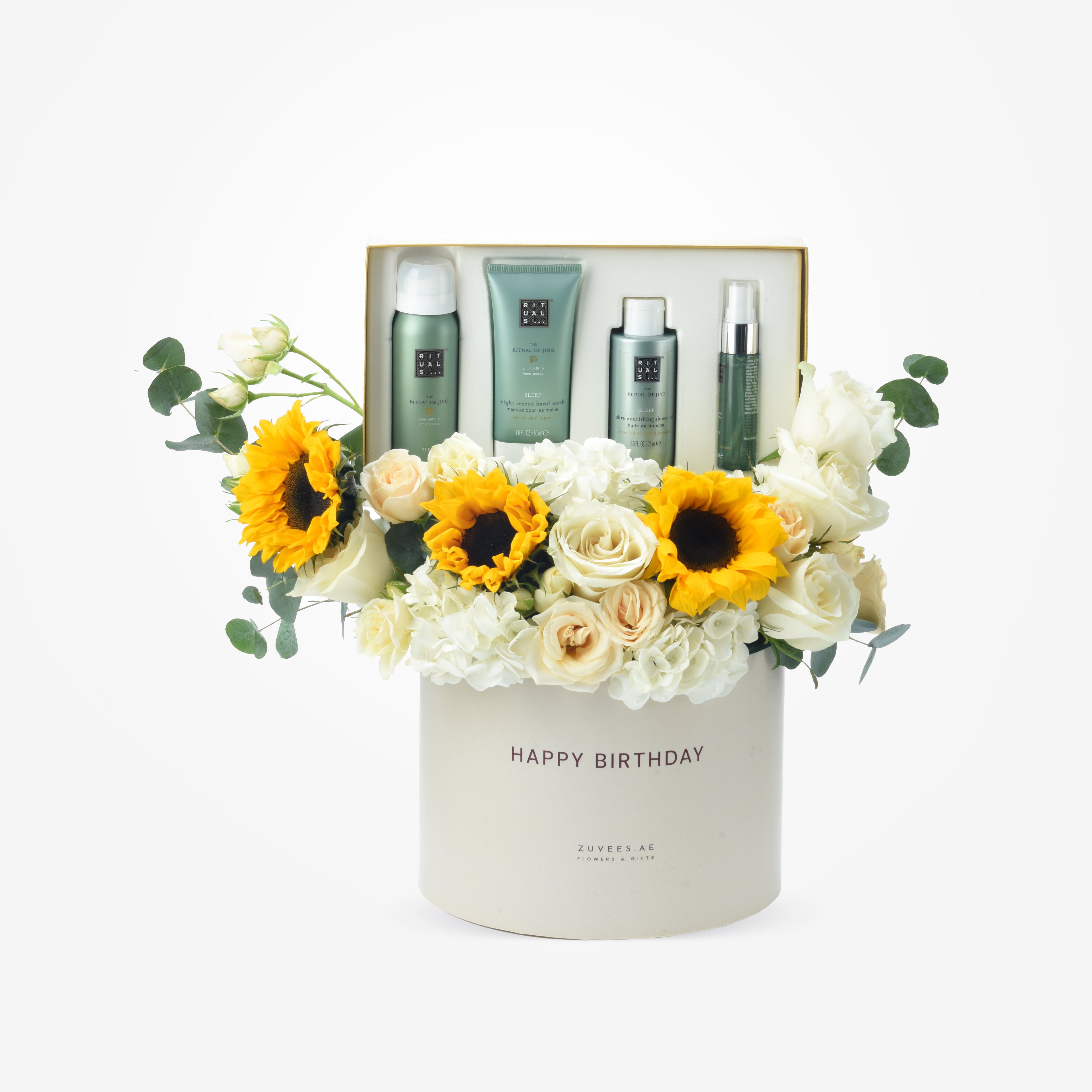 Sunflower & Rituals Birthday Gift Box