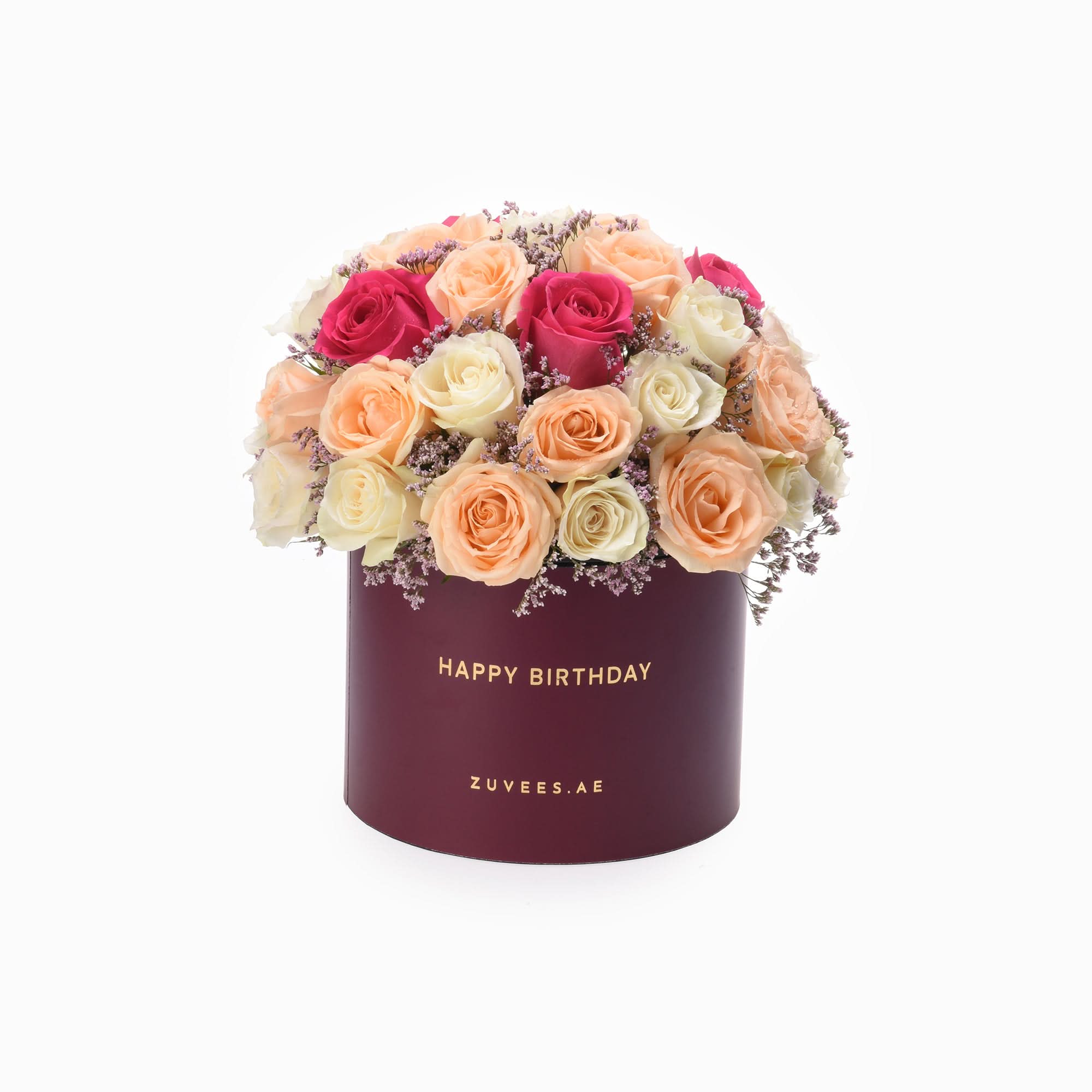 Blushing Rose Garden - Zuvees Signature Birthday Box