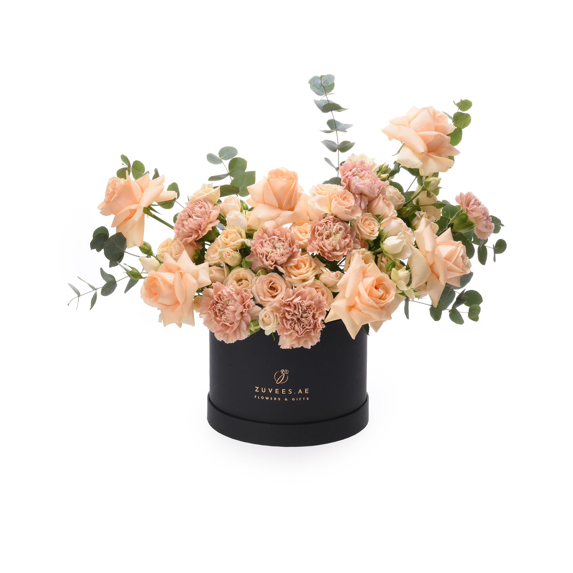 Peach Blossom Black Bloom Box
