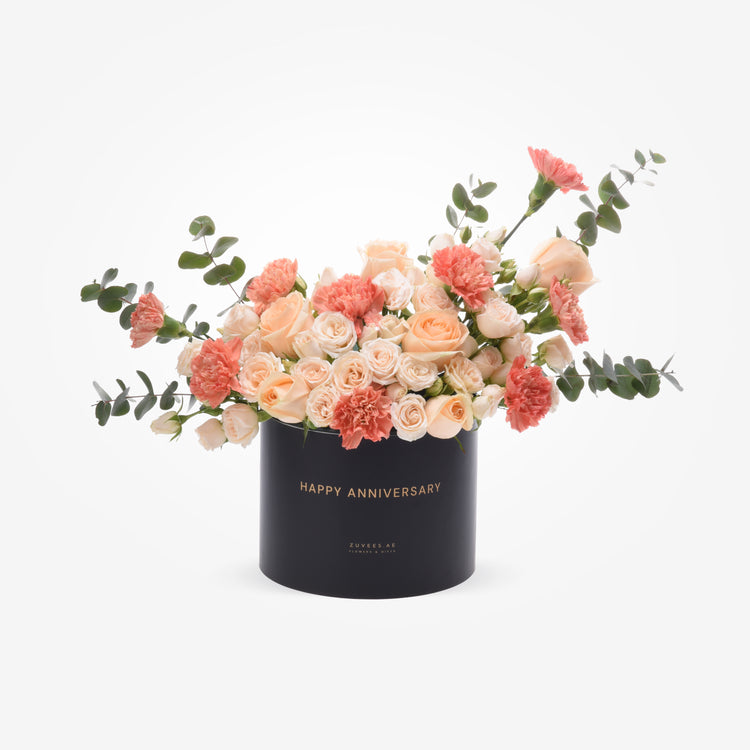 Sunset Bliss Anniversary Bloom Box
