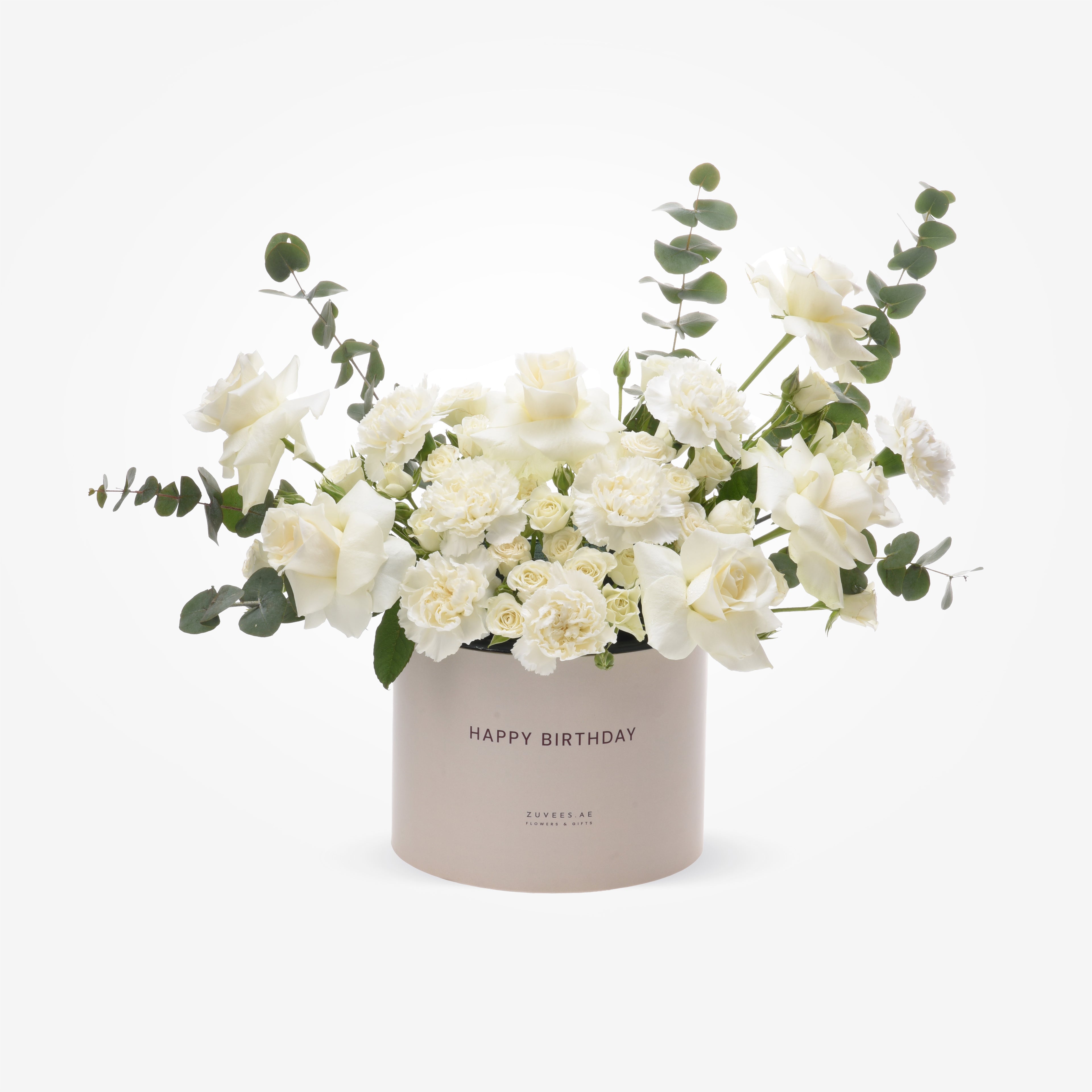 Ethereal White Bloom Birthday Box