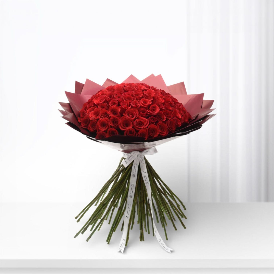 100 Red Roses Love Bouquet