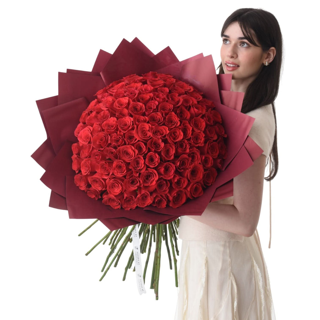 100 Red Roses Love Bouquet