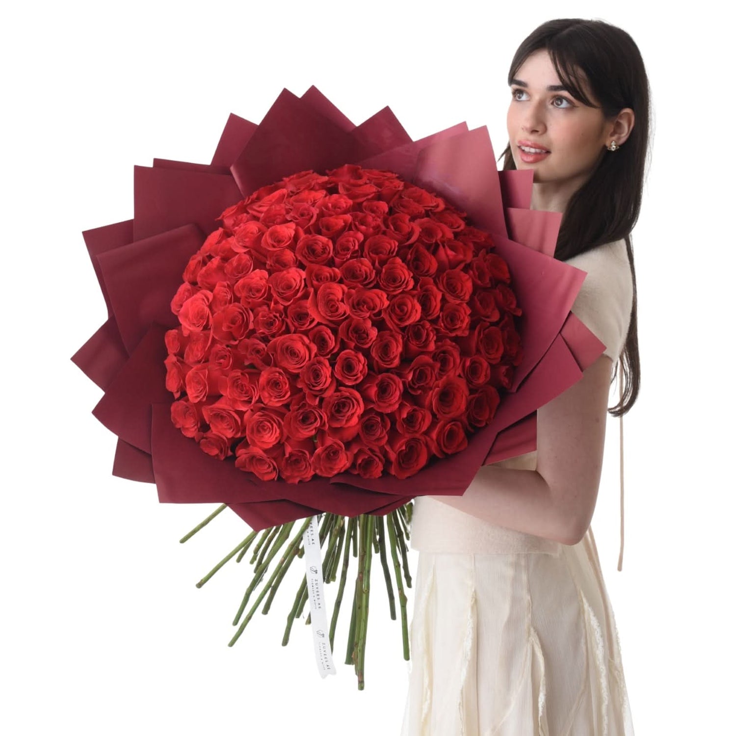 100 Red Roses Love Bouquet