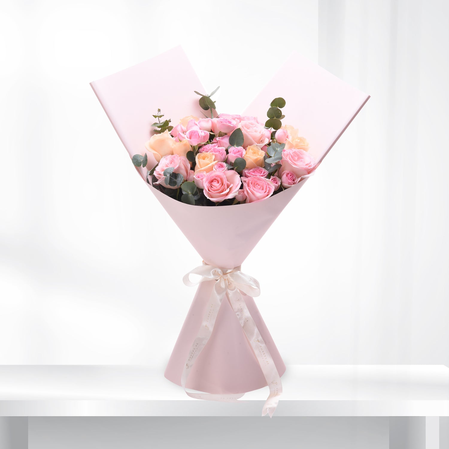 Pastel Petals Rose Bouquet