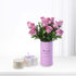 12 Purple Roses Vase To Mom Bakhoor Combo - Zuvees.ae