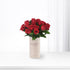 24 Red Roses In Birthday Vase - Zuvees.ae