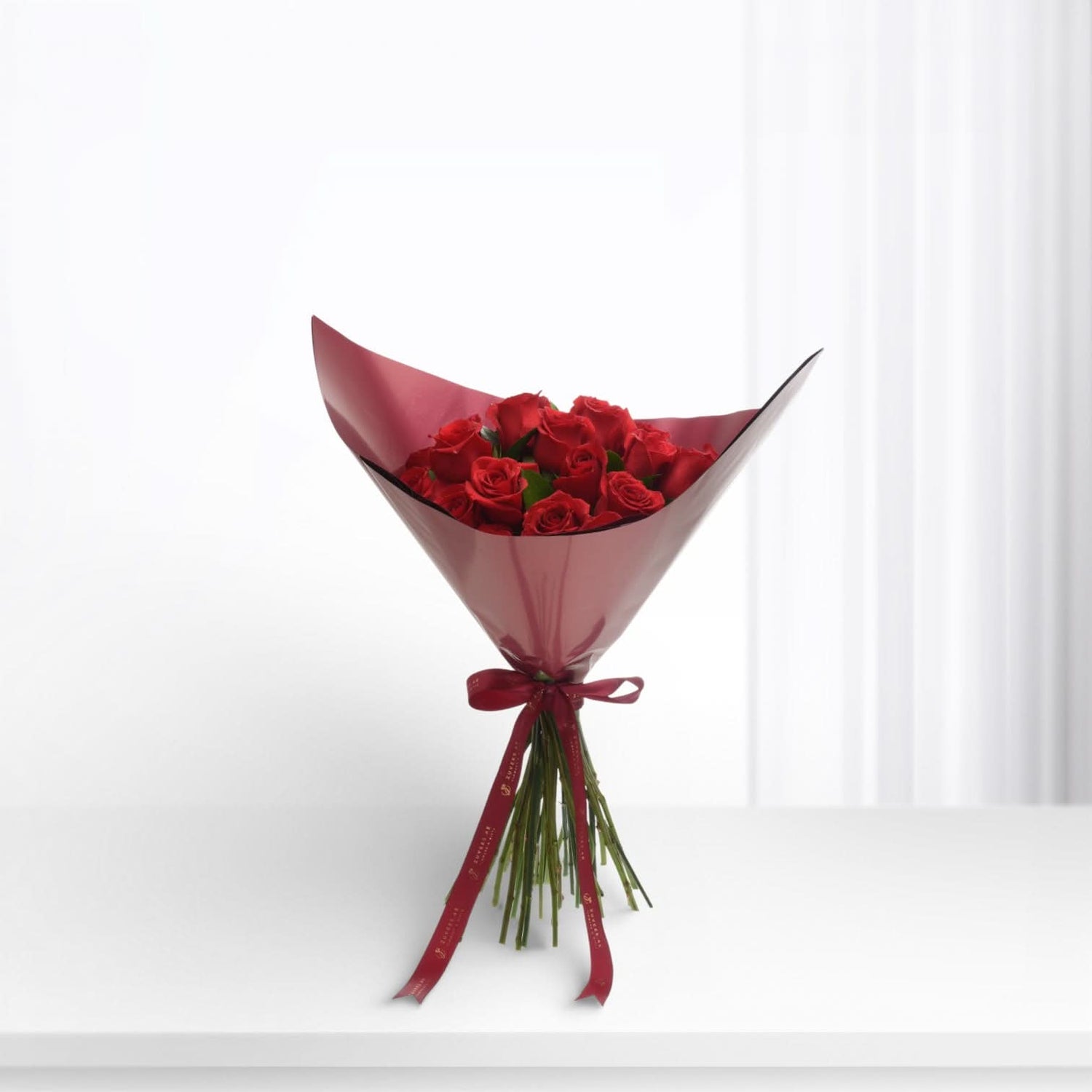 24 Red Roses Bouquet - Zuvees.ae