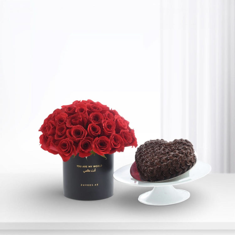 50 Roses in Red Aura Valentine&