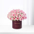 51 Blush Roses Signature Birthday Vase - Zuvees.ae