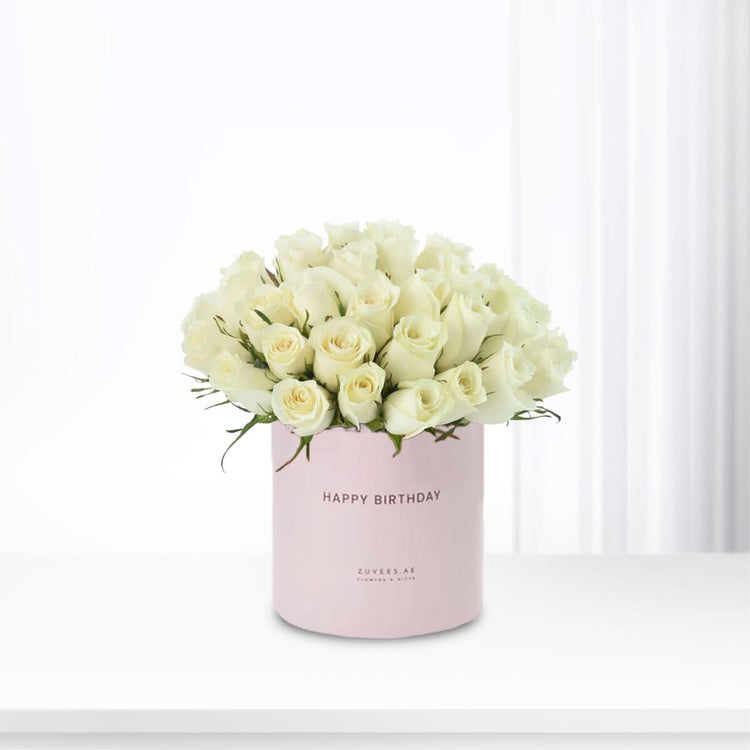51 Celestial Roses Birthday Vase - Zuvees.ae