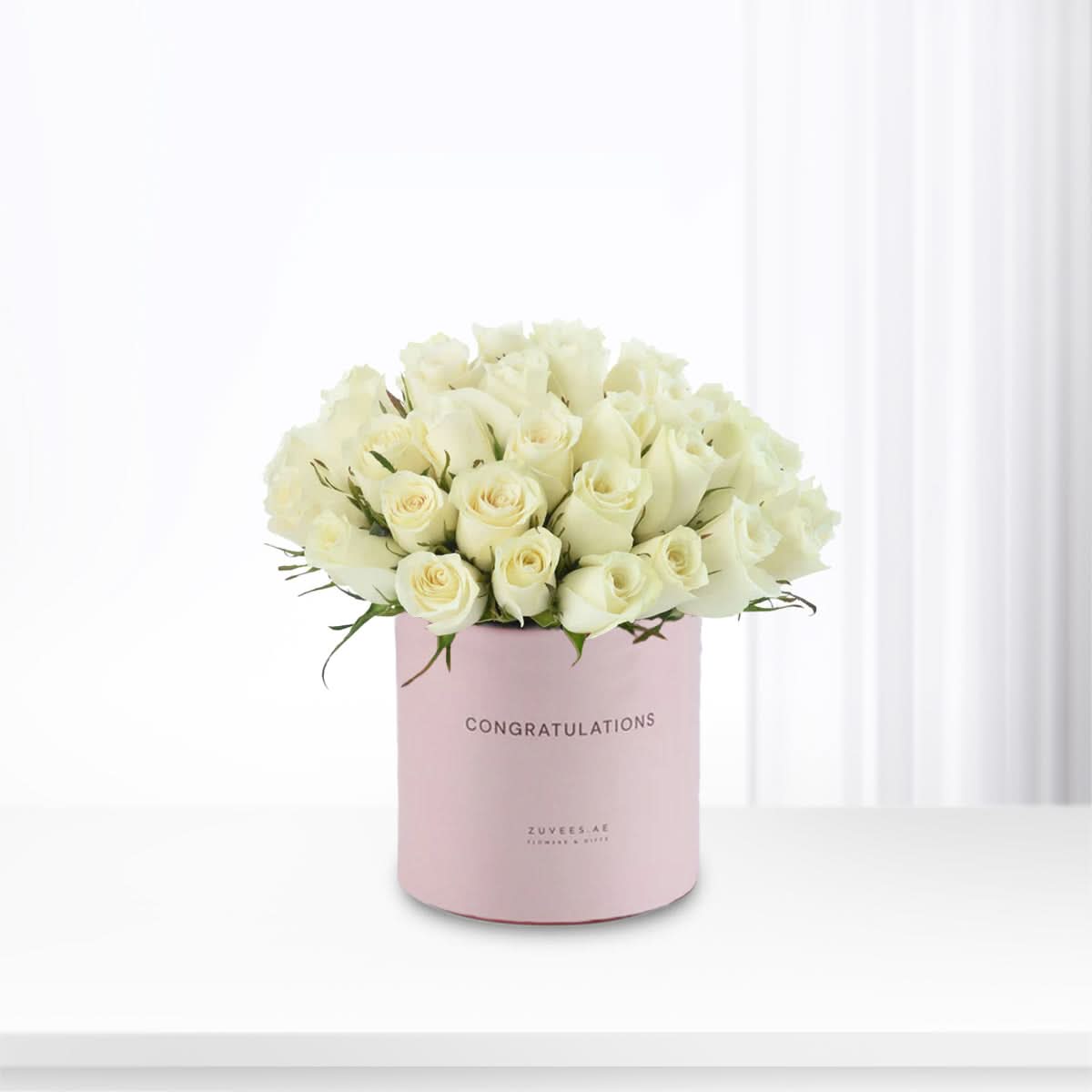 51 Celestial Roses Congratulations Vase - Zuvees.ae