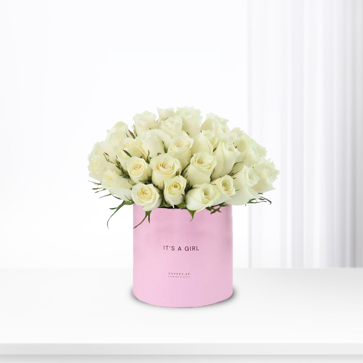 51 Celestial Roses Its A Girl Vase - Zuvees.ae