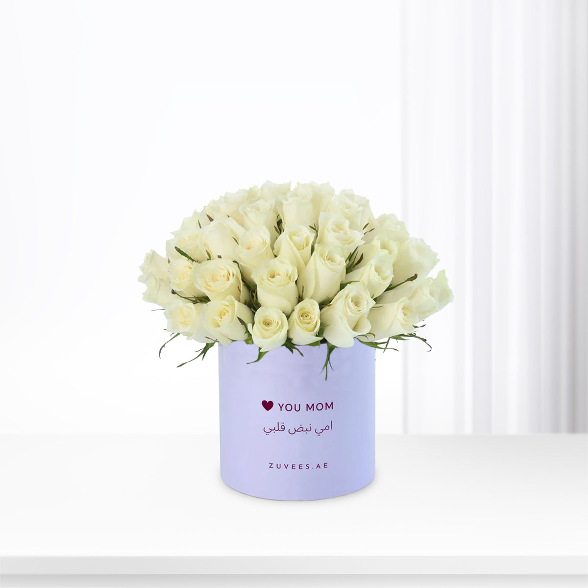 51 Celestial Roses Vase To Mom - Zuvees.ae