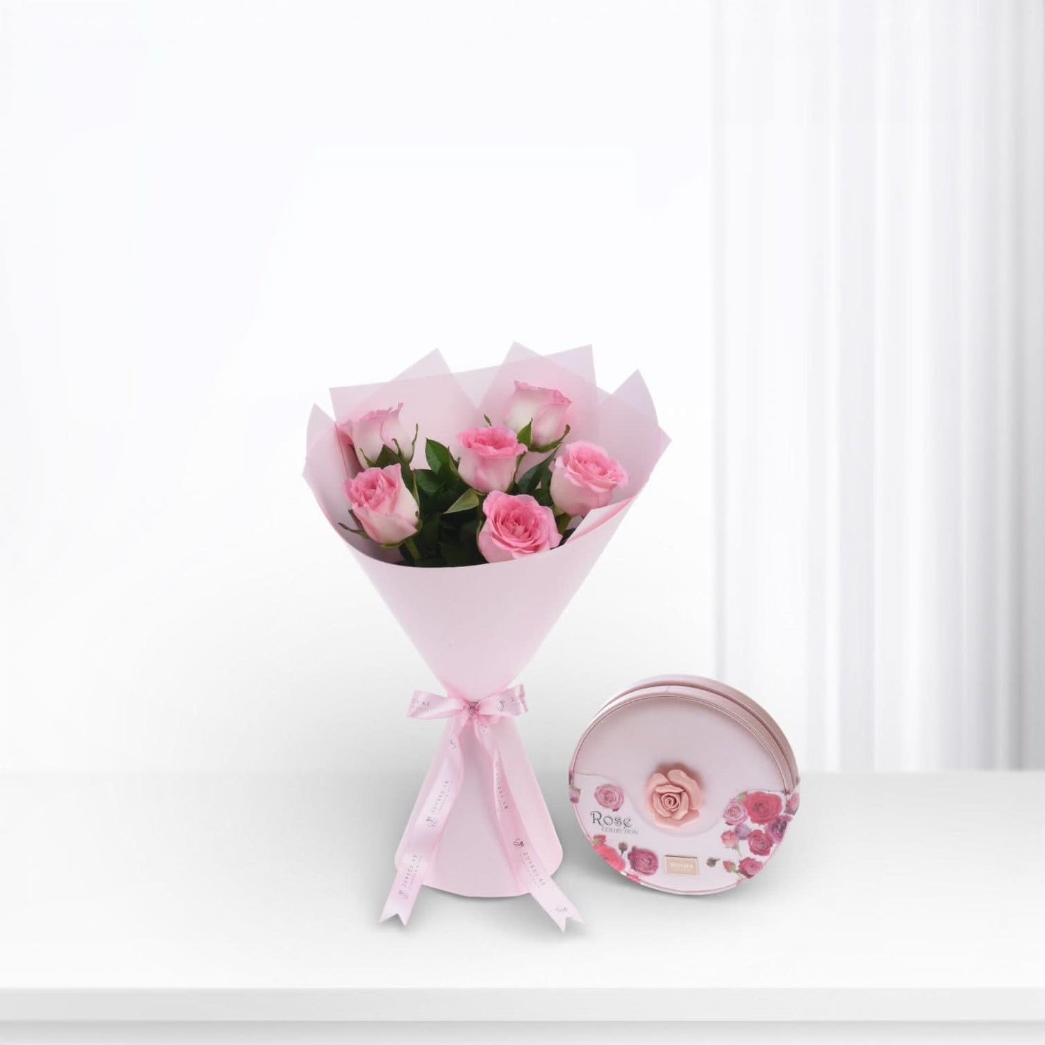 6 Notes of Pink with Bostani Rose Chocolates - Zuvees.ae