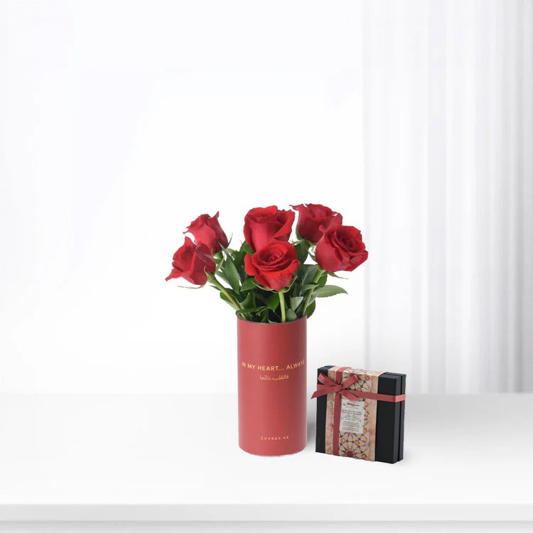 6 Roses In Valentine&