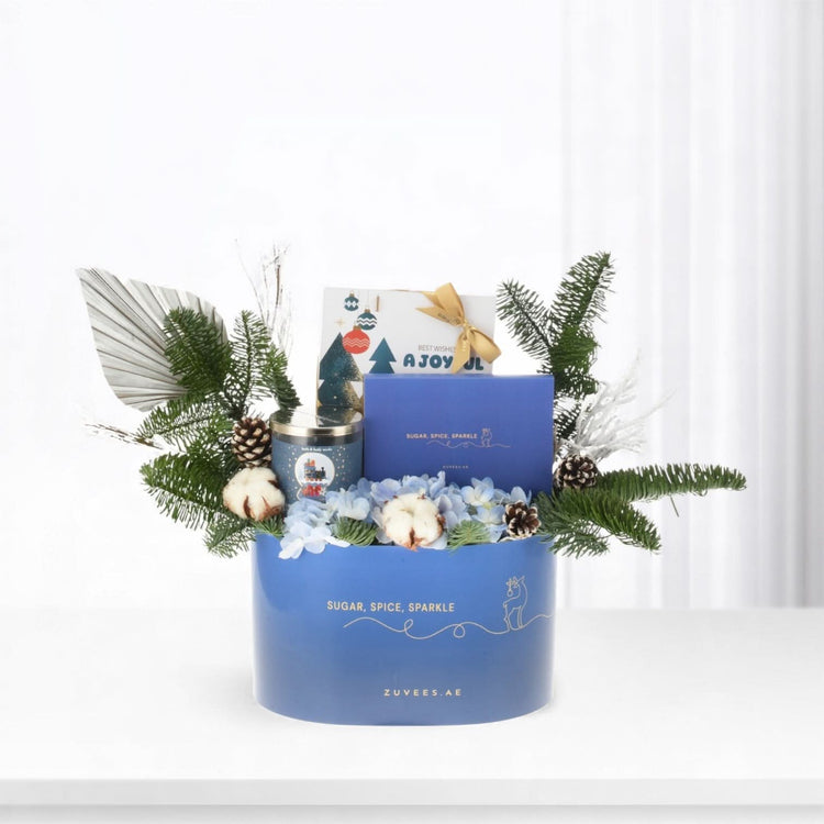 Blue Winter Celebration Box