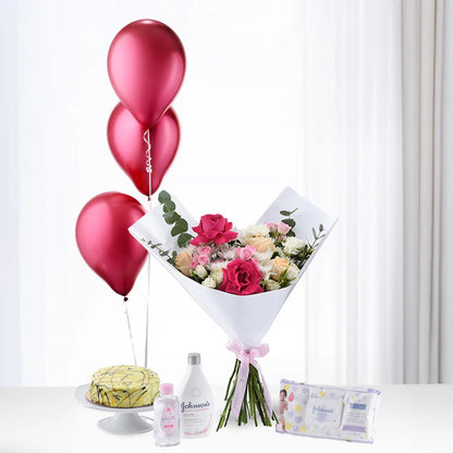 Blush Harmony Newborn Bundle - Zuvees.ae