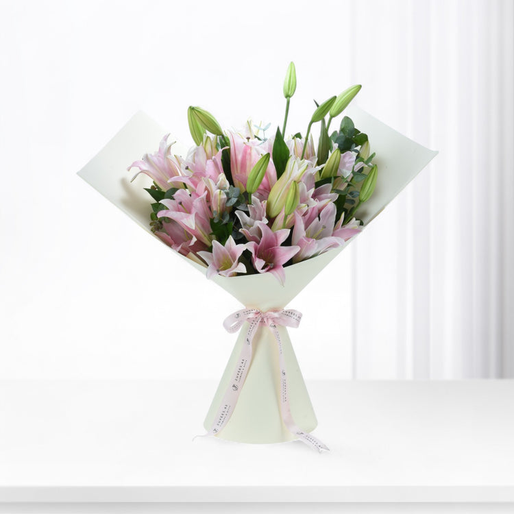 Blush Lily Elegance Bouquet
