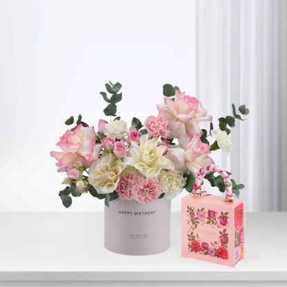 Blush Serenity Birthday Box Combo - Zuvees.ae