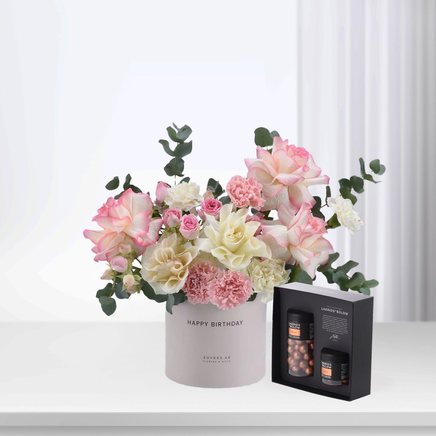 Blush Serenity Birthday Box Combo - Zuvees.ae