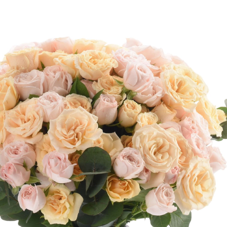 Blushing Dawn Glass Vase