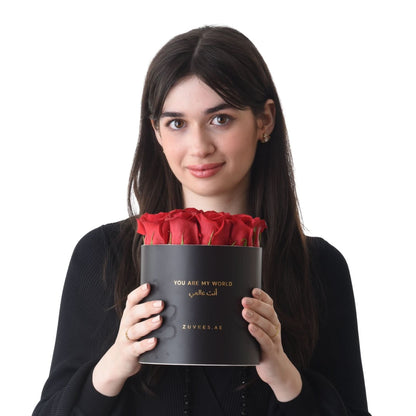 Box of Red Rubies Cake Combo - Zuvees.ae