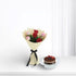 Contrast Of 6 Roses Cake Combo - Zuvees.ae