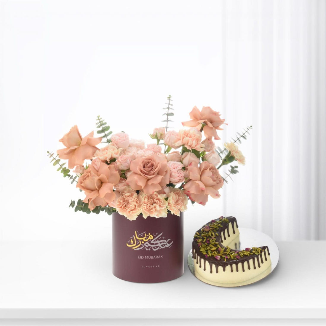 Desert Silk Blooms Eid Edition Cake Combo - Zuvees.ae