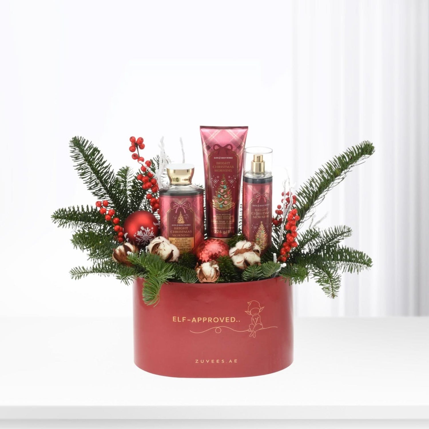 Evergreen Glow Box with Bath &amp; Body Works Set