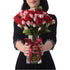 Love Harmony Mixed Roses in Vase - Zuvees.ae