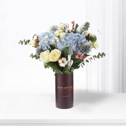 Frosted Blue Reverie Vase