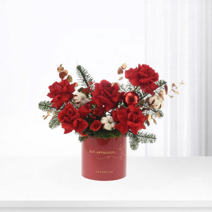 Frosty Rosefire Bloom Box