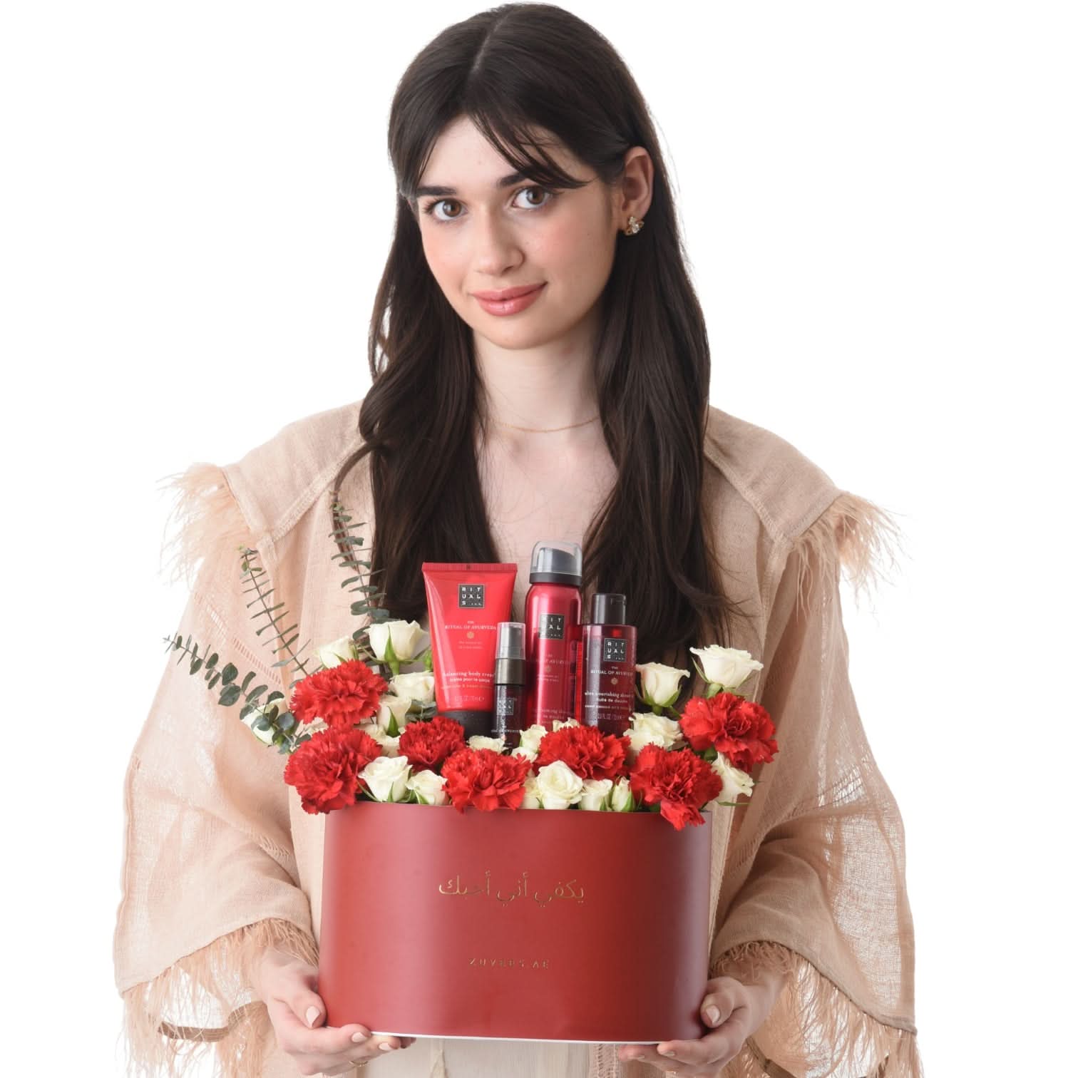 Gesture in Flowers with Rituals Of Ayurveda