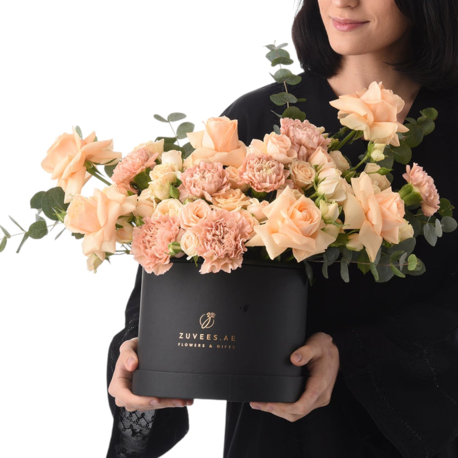 Peach Blossom Birthday Bloom Box - Zuvees.ae