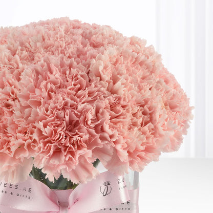 Pink Cotton Bloom Vase - Zuvees.ae