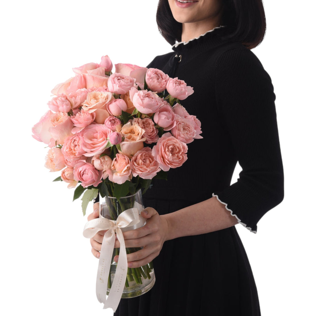 Pink Petals Rose Vase - Zuvees.ae