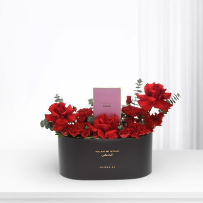 Red Fever Love Box with Chanel Chance Perfume
