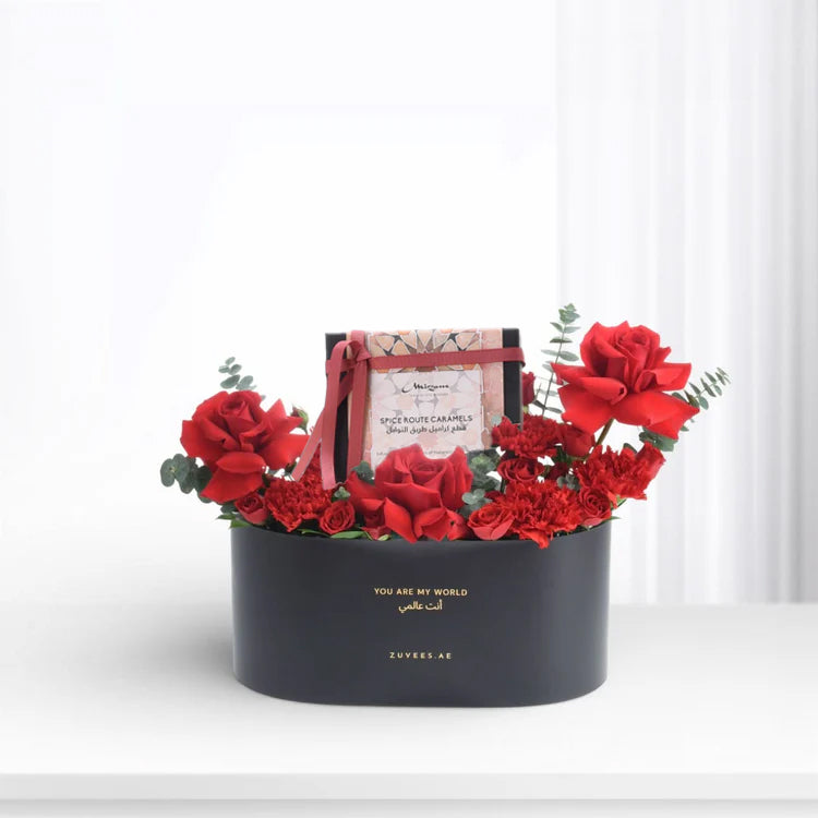 Red Fever Love Box Chocolates Combo - Zuvees.ae