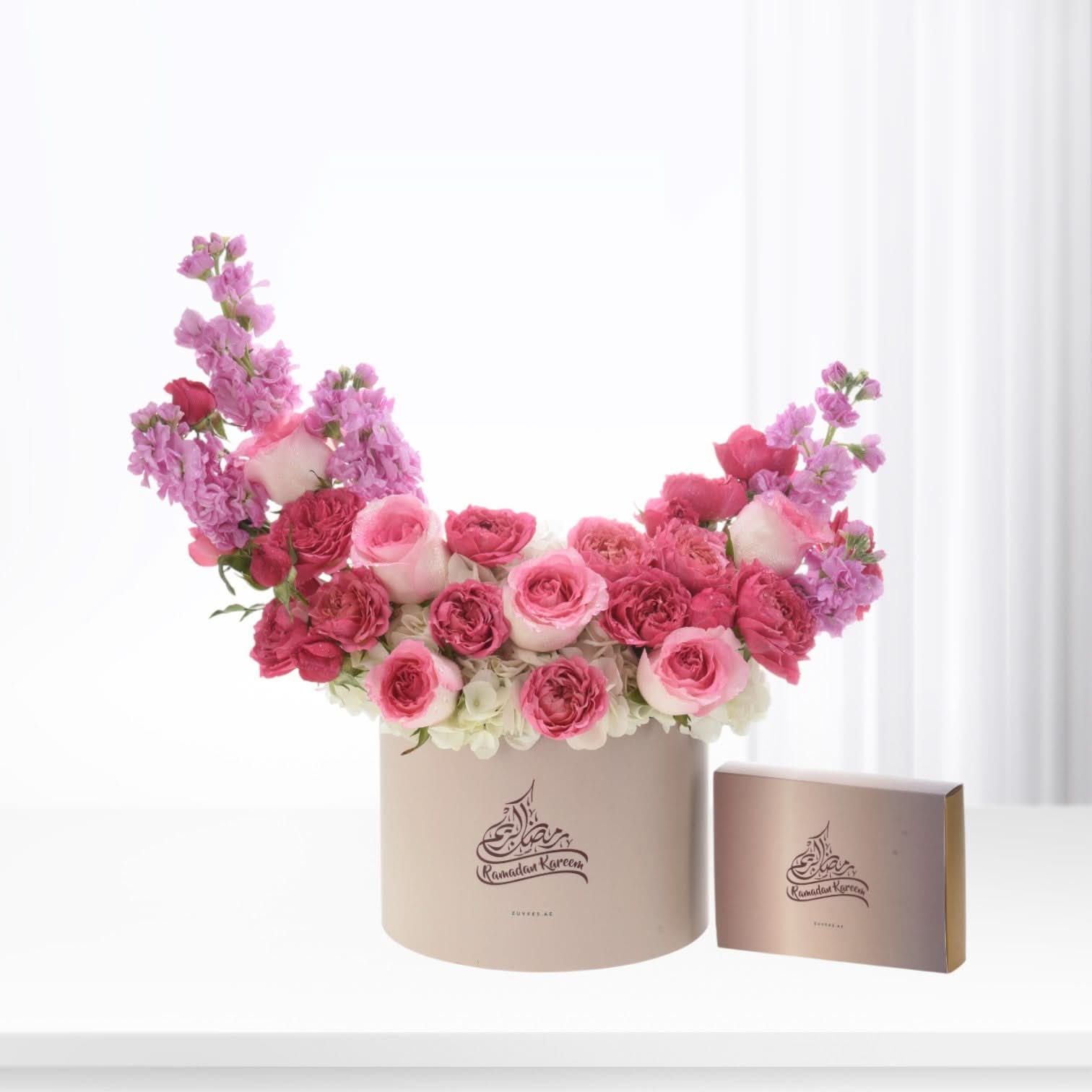 Rihla in Pink Ramadan Box Indulgence Combo - Zuvees.ae