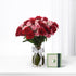 Rose Gradient Glass Vase Chocolate Combo - Zuvees.ae