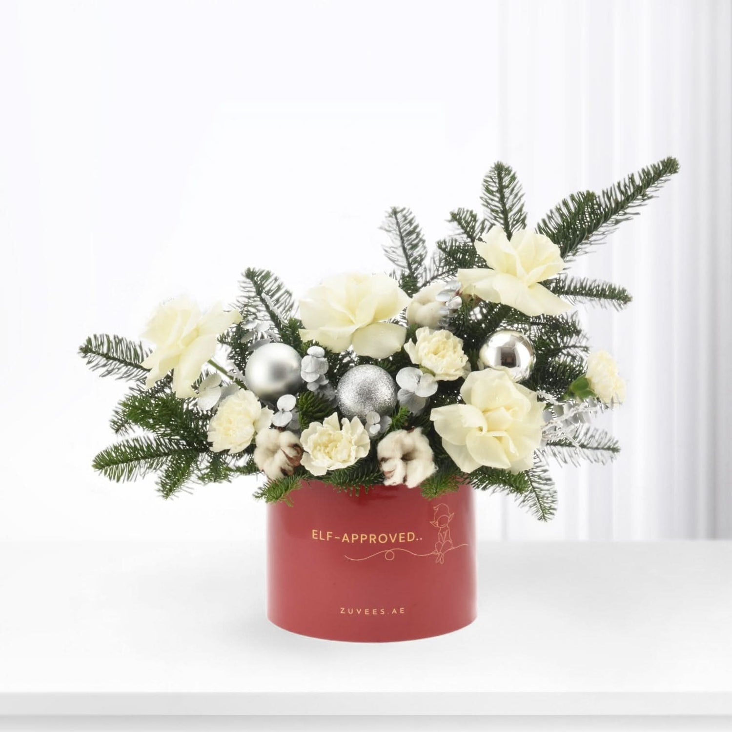 Silvered Petals of Winter Box