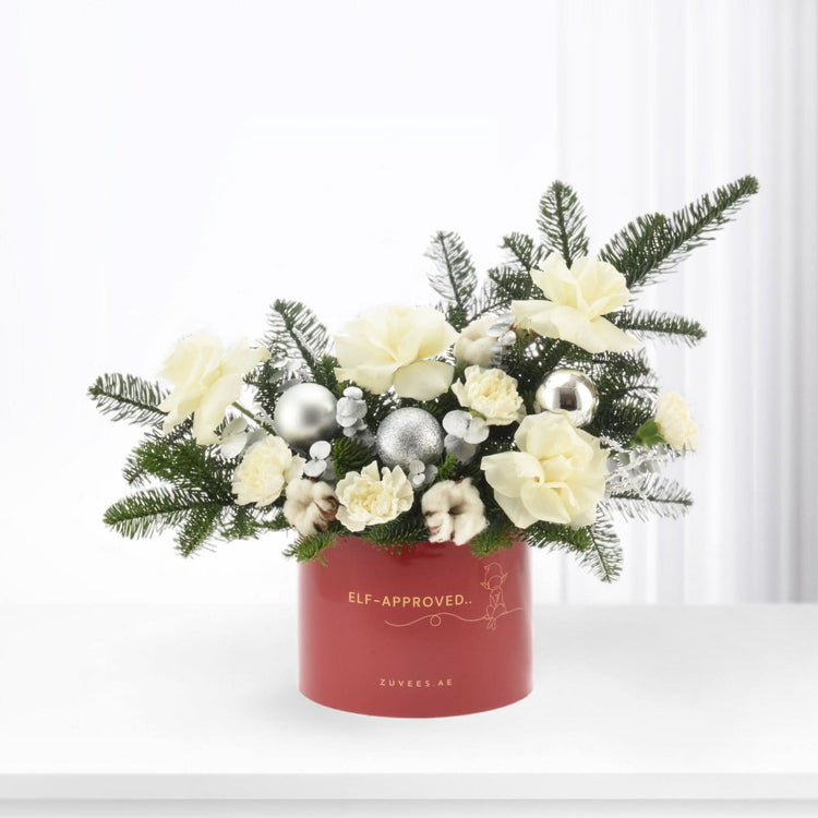 Silvered Petals of Winter Box