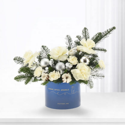 Silvered Petals of Winter Box