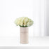Snow Petals Grande In Birthday Vase - Zuvees.ae