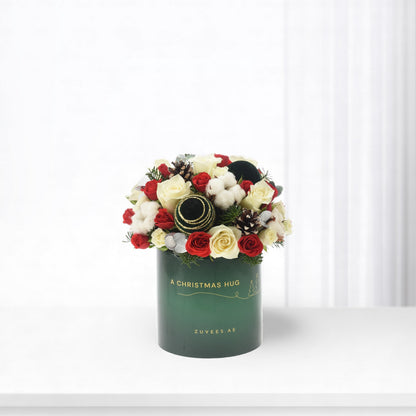 Snowfall Roses Bloom Box